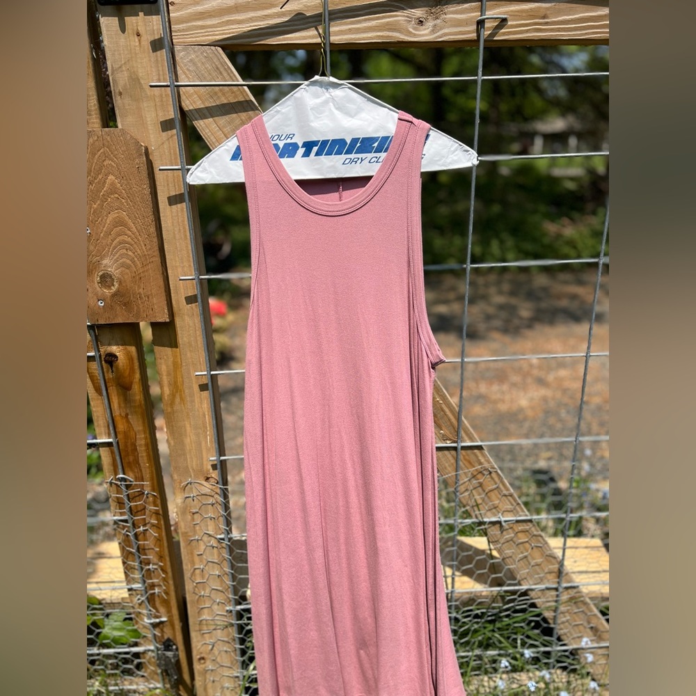 A New Day women’s tank dress rose, size medium